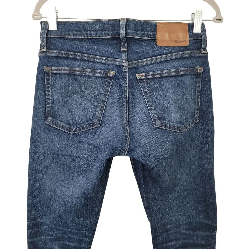 Madewell Skinny Jeans Womens W29 L30 Dark Wash Denim - Picture 4 of 11